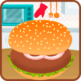 cooking burger game icon