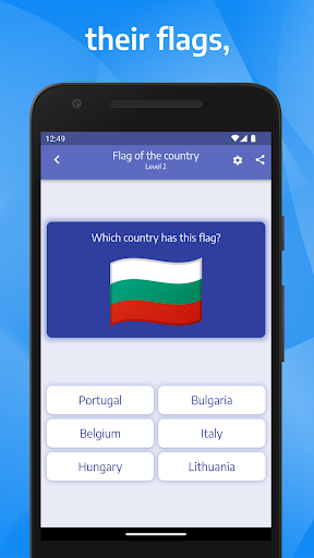 Screenshot of Quiz Geo - World Countries