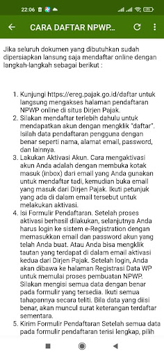 Cara Daftar NPWP Offline-Online