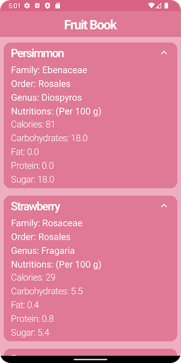 Fruit Book Screen 2