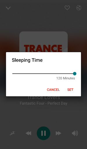 Android application Radio trance music screenshort