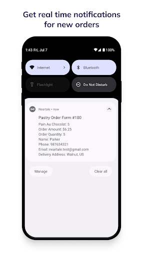 Android application Neartail screenshort