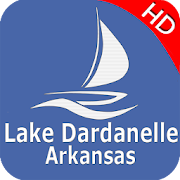 Lake Dardanelle - Arkansas Offline Fishing Charts