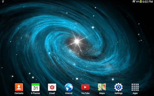 Galaxy Live Wallpaper Screenshot