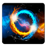 Fire and Ice Live Wallpaper icon