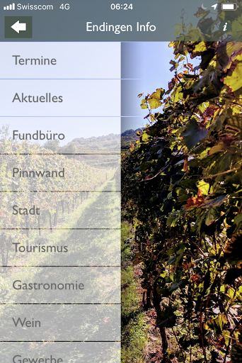 Android application Endingen Info screenshort