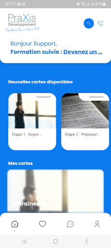 Android application PraXis screenshort
