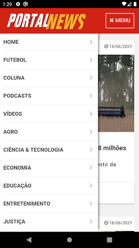 Portal Admin - Demonstrativo Screen 3