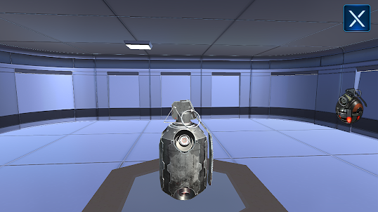 Sci-fi grenade simulator