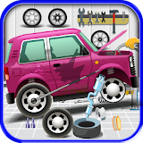 Multi Car Wash And Repair Game icon