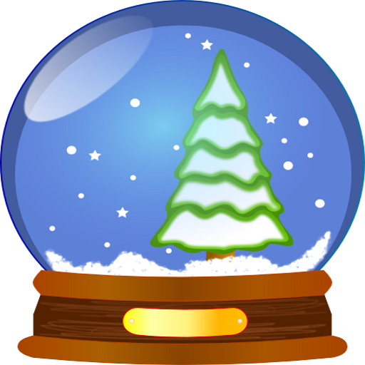 Christmas Stickers Doodle Text  Icon