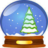 Christmas Stickers Doodle Text icon