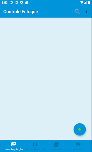 Android application Serpa - Estoque screenshort