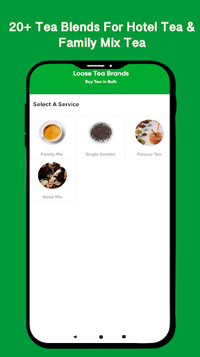PTEAC - Tea Wholesale APP Screen 2