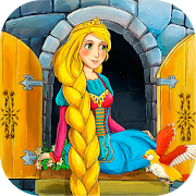 Rapunzel coloring pages to improve creativity  Icon