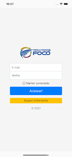 Android application Resultado em Foco screenshort