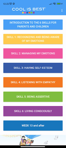 Android application Cool Is Best: The 6 Skills screenshort