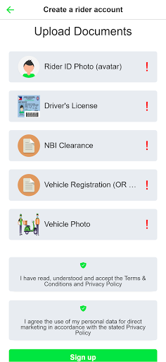 HATID Driver Screen 2