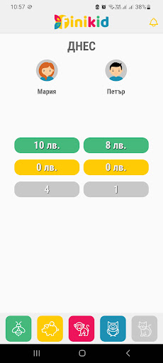 Android application Finikid screenshort