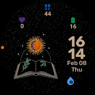 Celestial watch face- 6 Themes