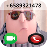 a video call from Felonious Gru Prank icon