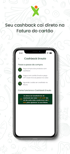 Cashback Cartão Enxuto Screen 3