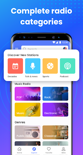 Ma radio : stations de radio locales, application radio AM FM