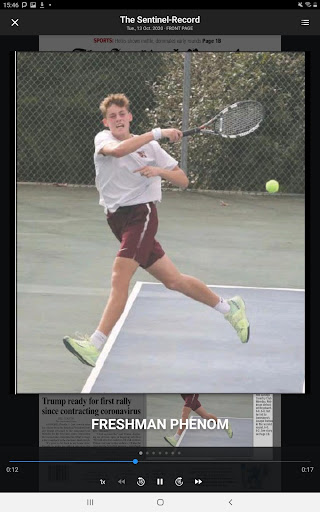 Screenshot of Hot Springs Sentinel Record