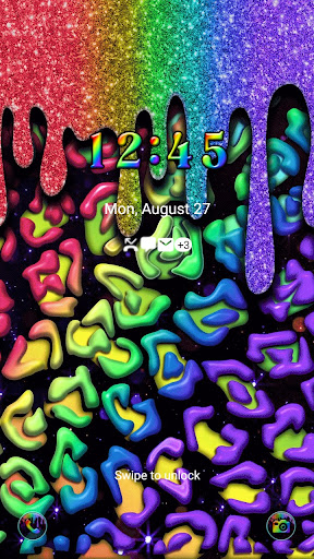 Jelly RainbowLeopard-Wallpaper Screen 2