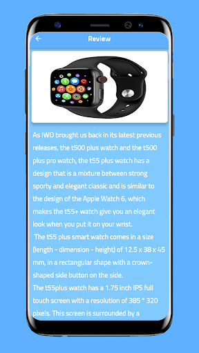 T55 Smart Watch Guide Screen 2