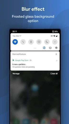 Power Shade 18.1.5 - Notification Panel & Quick Settings