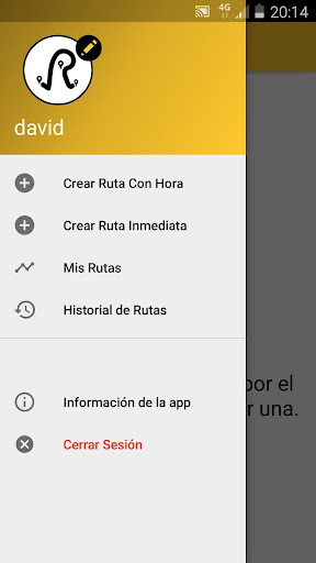 Routaxi Screen 2