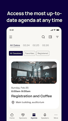 Android application Arthur D. Little Events screenshort