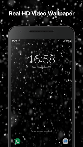 Real Snow Live Wallpaper Pro Screen 3
