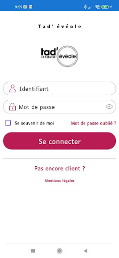 Android application TAD'Eveole screenshort