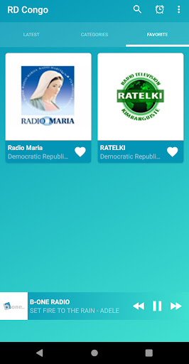 RD Congo radios online screenshot 2