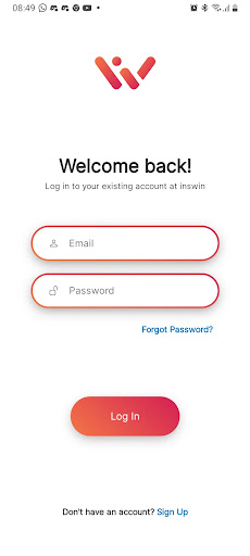 Android application inswin screenshort