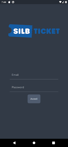 Android application Silbticket - Controllo Accessi screenshort