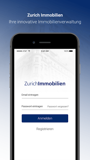 Android application Zurich Immobilien screenshort