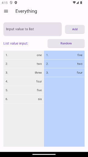 Android application Random Everything screenshort