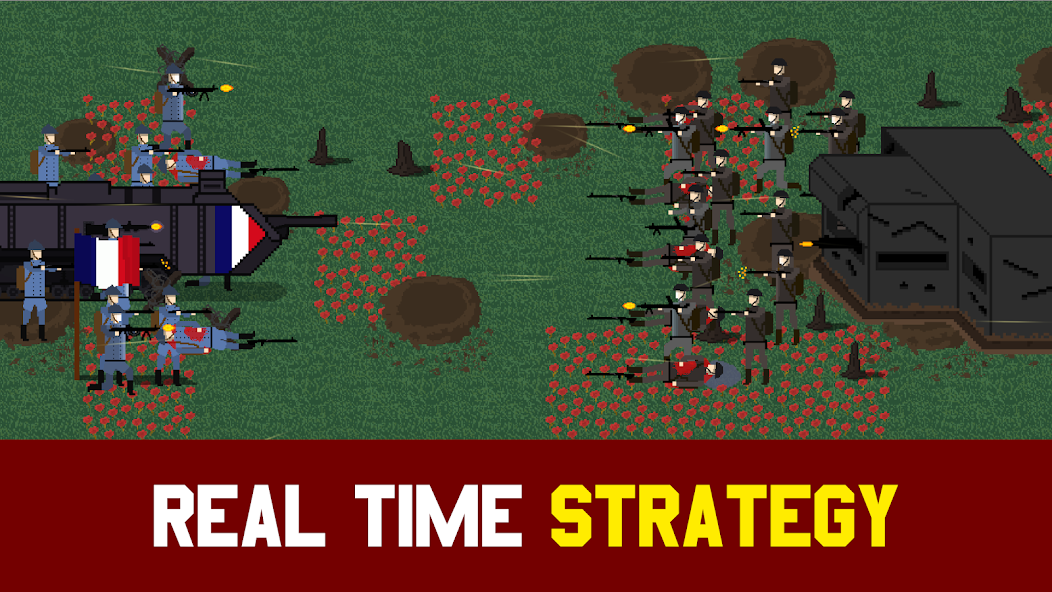 Trench Warfare 1917: WW1 RTS 4.0 APK + Mod (Unlimited money) for Android