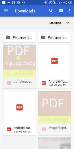 PDF to Image converter Screen 2