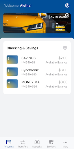 Santa Ana FCU Screen 2