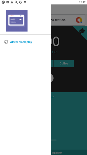 Android application Alarm clock play screenshort