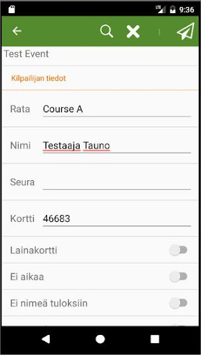 EResults Mobile Screen 3