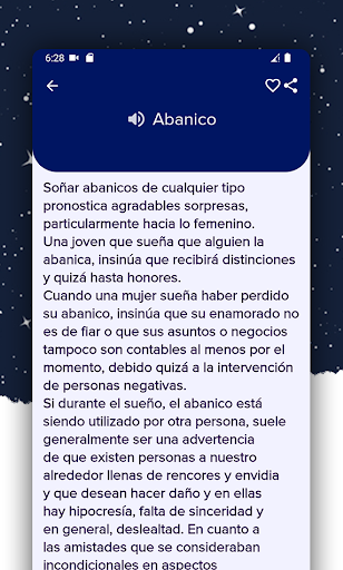 Diccionario de los sueños Screen 3