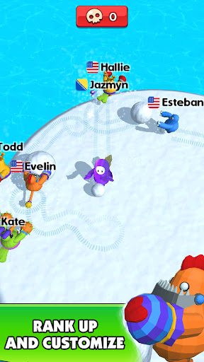 Android application Snowball Guys screenshort