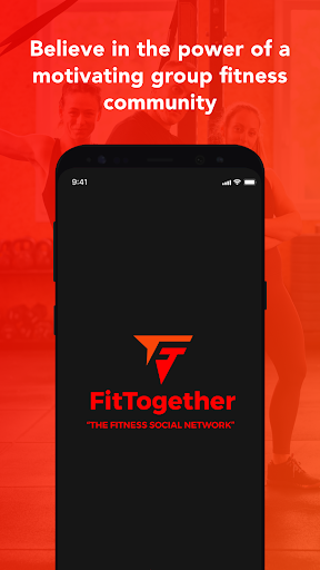 Android application FitTogether-Social Fitness App screenshort