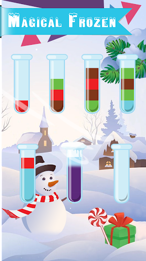 Water Color Sort Puzzle Frozen Screen 3