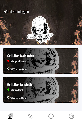 Android application Grillbar screenshort